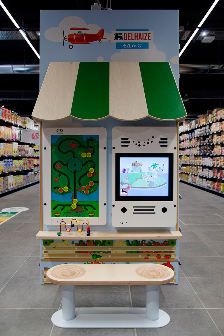 Delhaize supermarkets custom kids corner | IKC