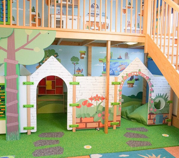 IKC inrichting speelhoek voor kinderen bij kinderopvang Parelbosch in Eindhoven